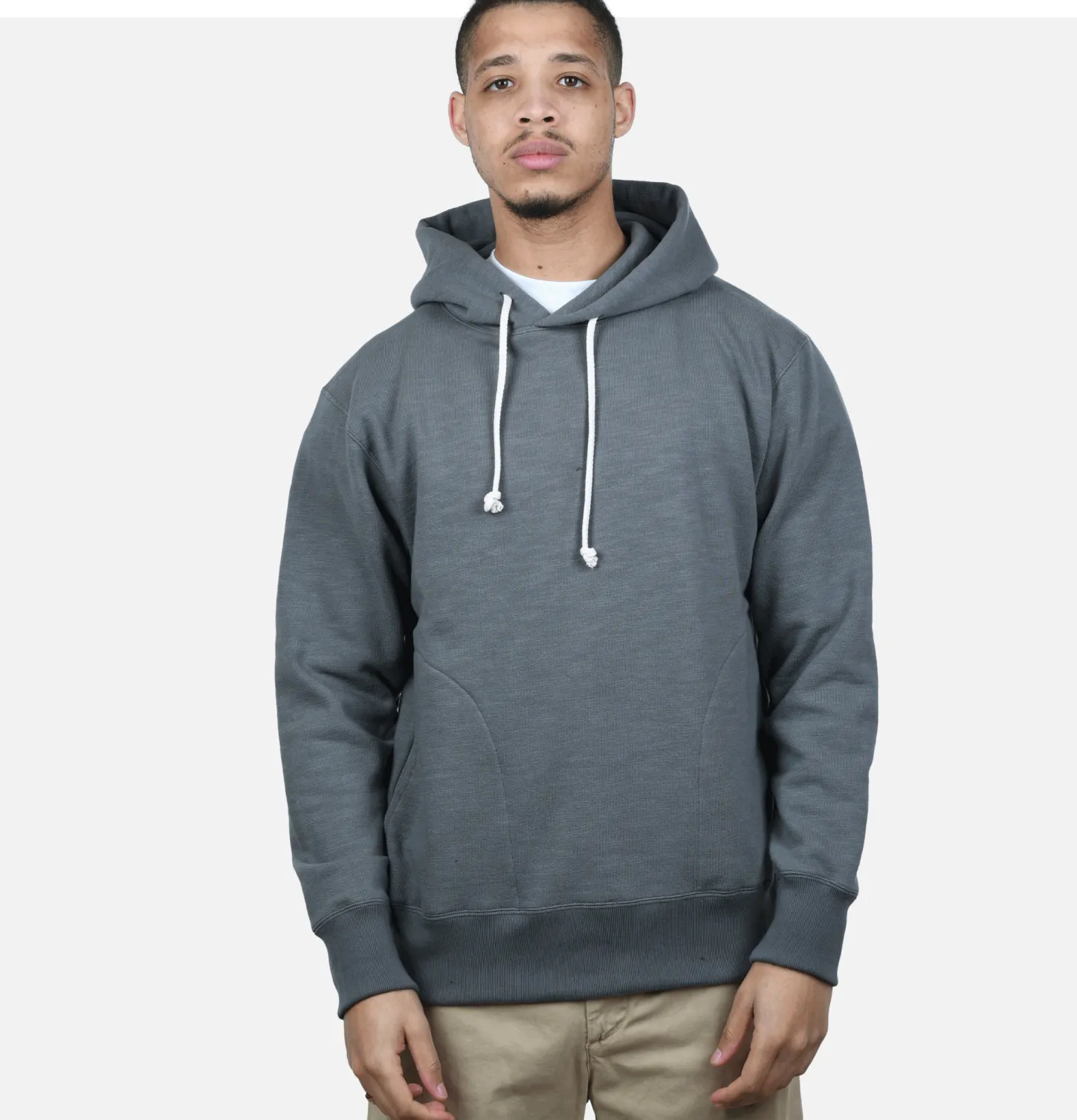 Pullover Hooded Sweatshirt Stone Grey