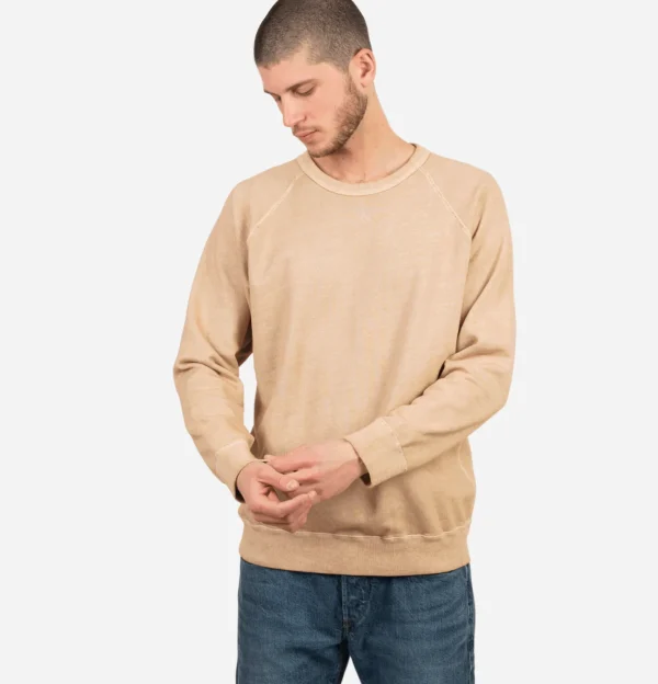 Raglan Crew Sweat Latte