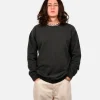 Raglan Crew Sweat P-black