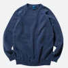 Raglan Crew Sweat P-navy