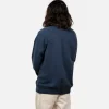 Raglan Crew Sweat P-navy