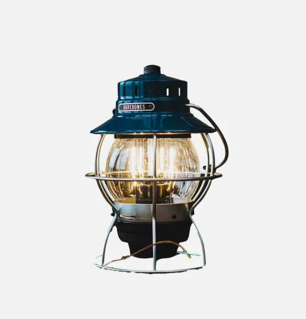Railroad Lantern Ocean Blue