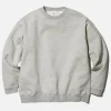 Recycled Cotton Sweat Crewneck Grey