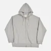 Recycled Cotton Zipup Hoodie Grey