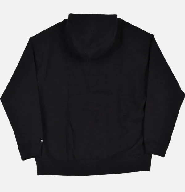 Recycled Cotton Zipup Hoodie Black