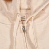 Recycled Cotton Zipup Hoodie Oat