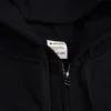 Recycled Cotton Zipup Hoodie Black