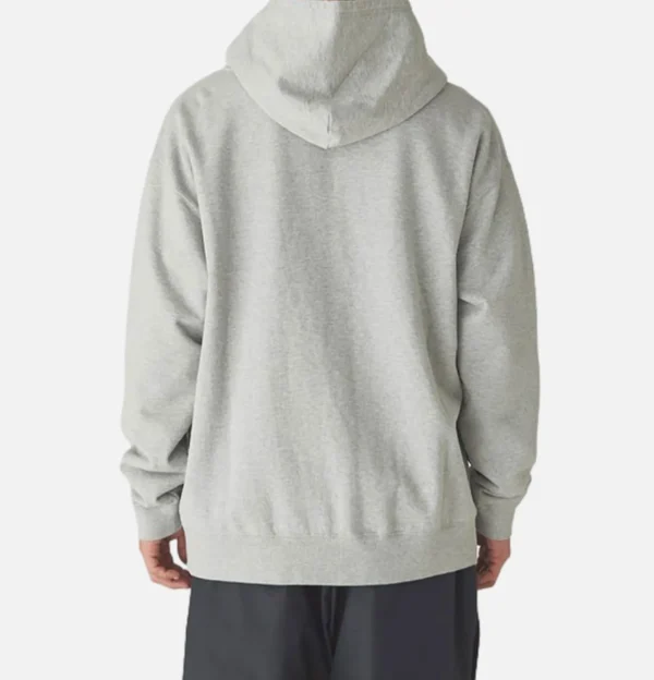 Recycled Cotton Zipup Hoodie Grey
