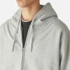 Recycled Cotton Zipup Hoodie Grey