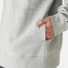 Recycled Cotton Zipup Hoodie Grey
