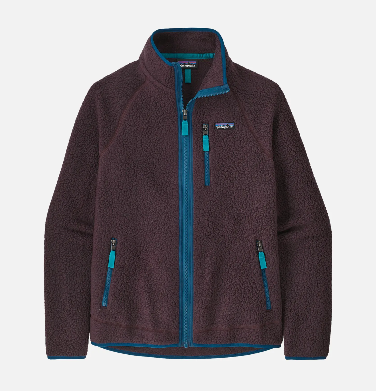 Retro Pile Jacket Obsidian Plum