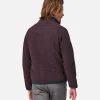 Retro Pile Jacket Obsidian Plum