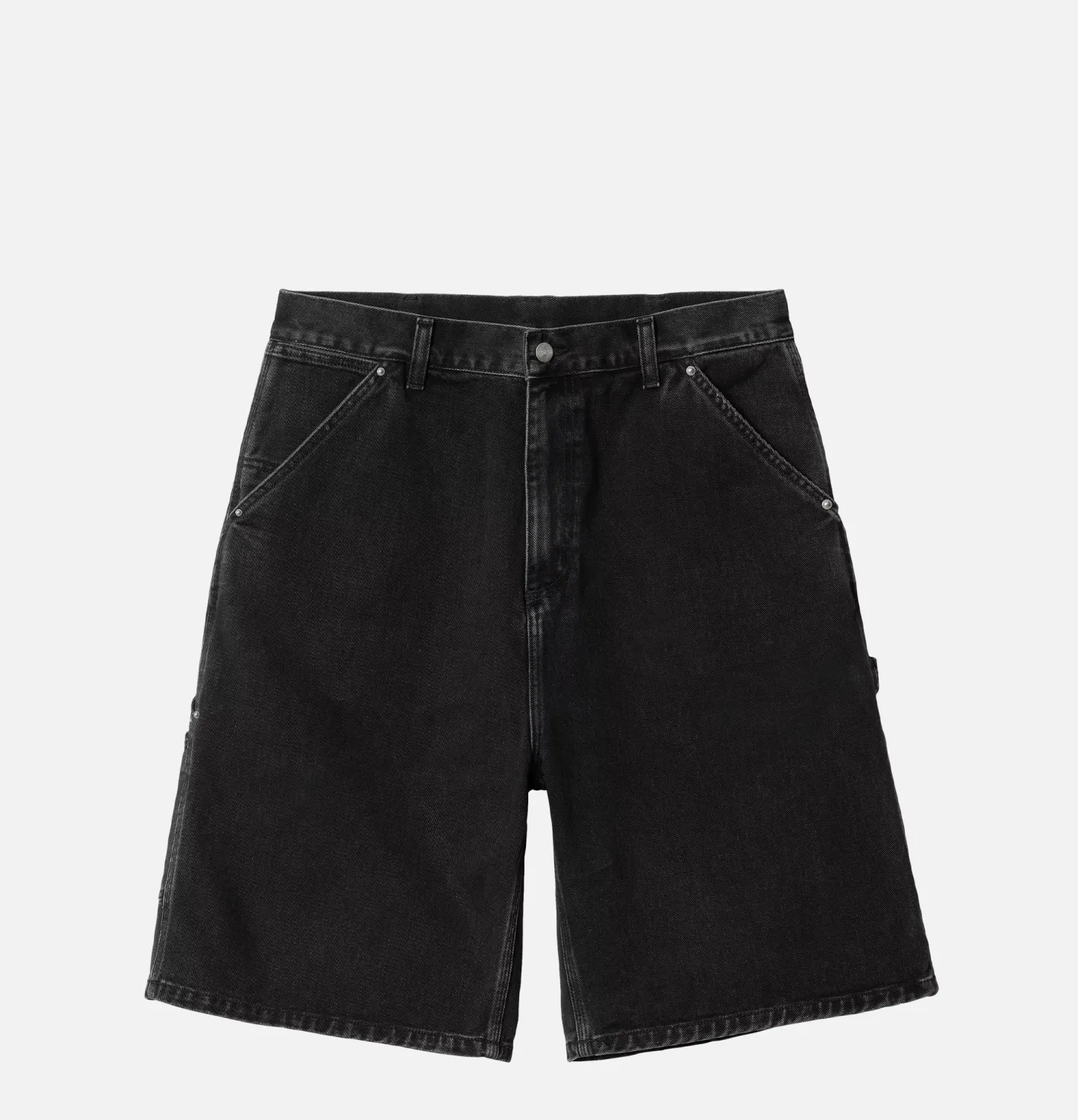 Rivet Short Black Stone Washed