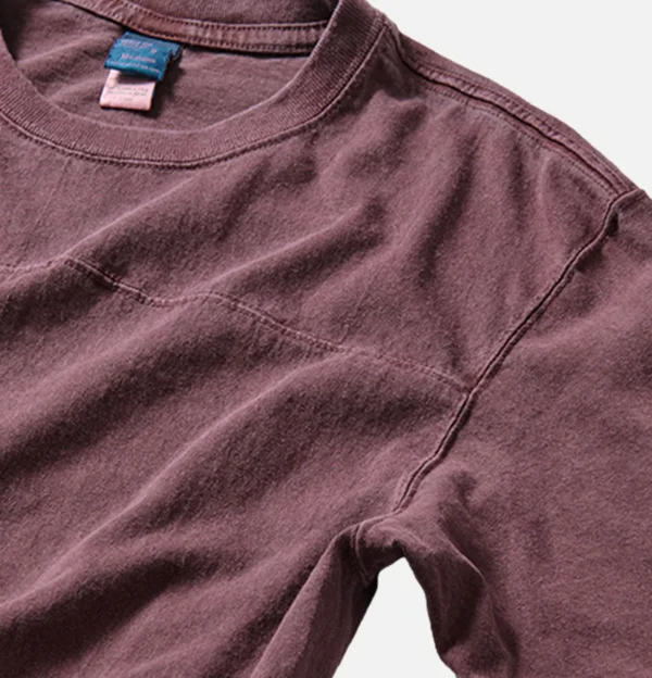 80s Football Tee Bordeaux