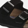 Sandales Arizona  Black Suede Etroite
