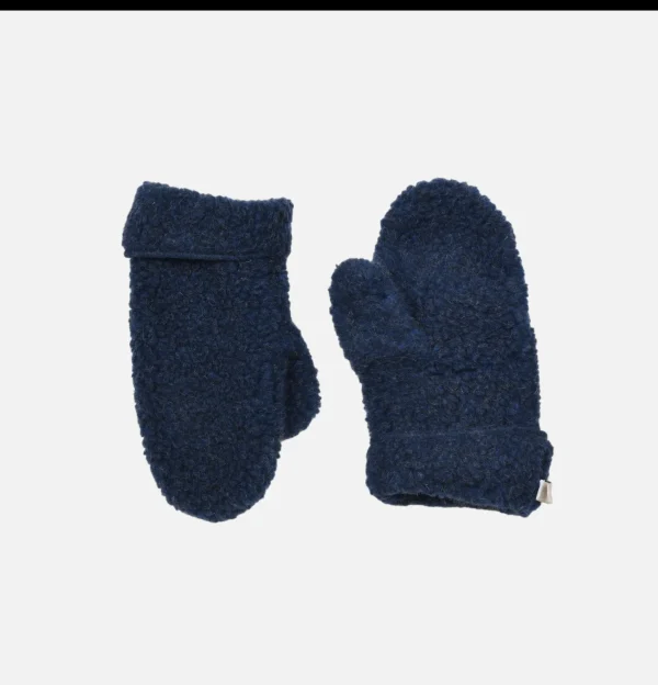 Simple Mittens Dark Blue
