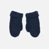 Simple Mittens Dark Blue
