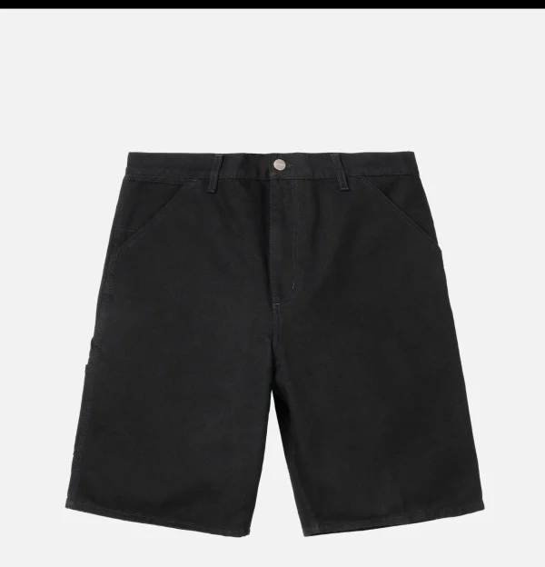 Single Knee Short Black