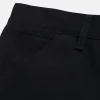 Single Knee Short Black