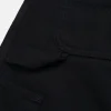 Single Knee Short Black