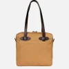 Small Zipper Tote Tan