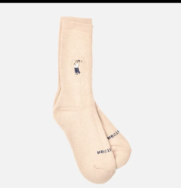 socks_golf_bear_beige_0.webp Socks Golf Bear Beige