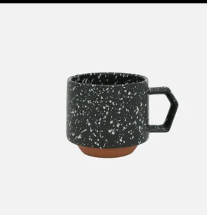 Stack Mug Splash Black White