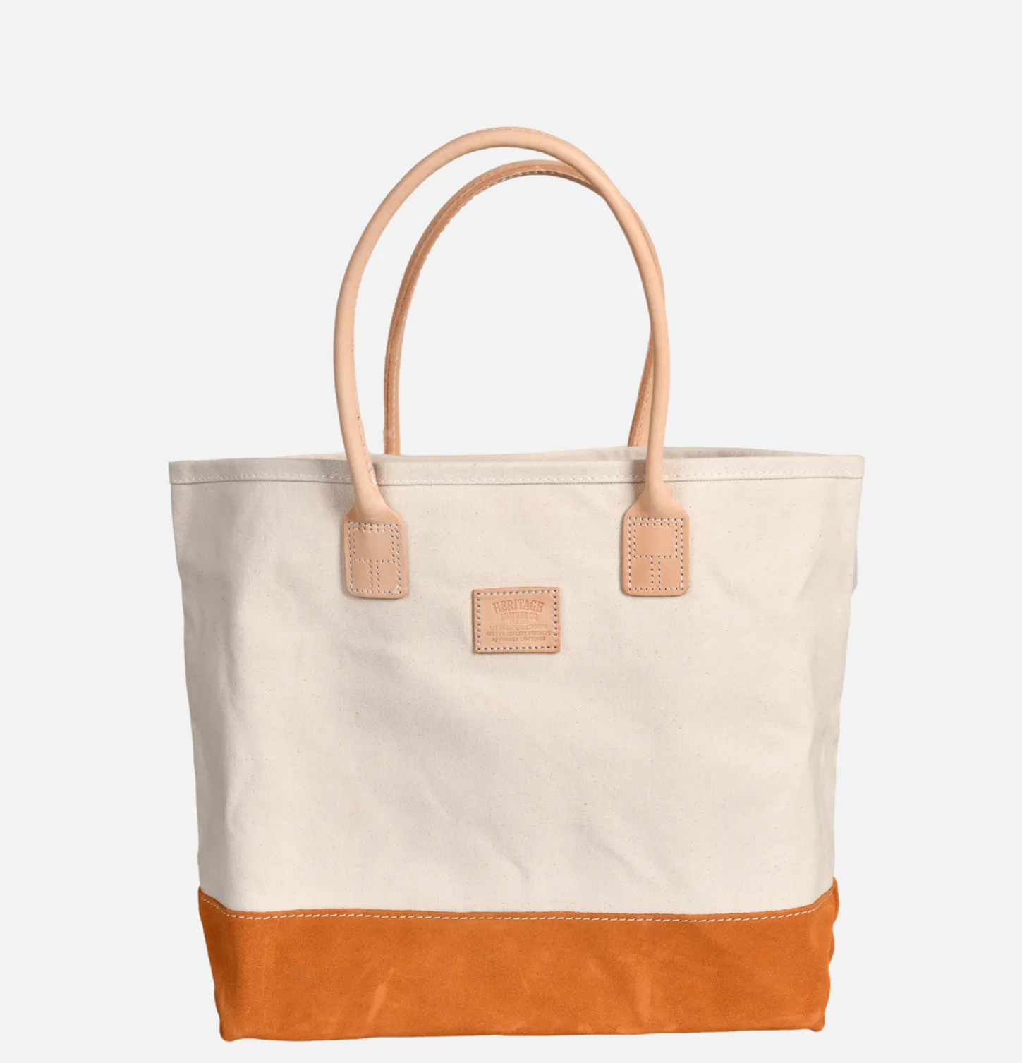 Suede Day Tote Bag Marron