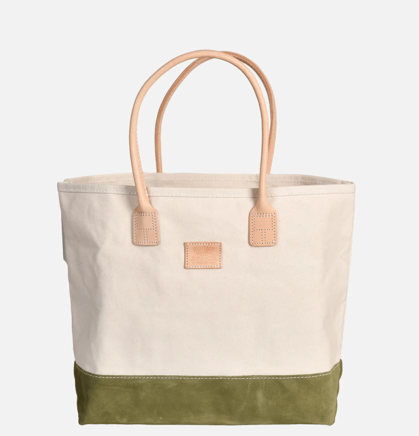 Suede Day Tote Bag Vert
