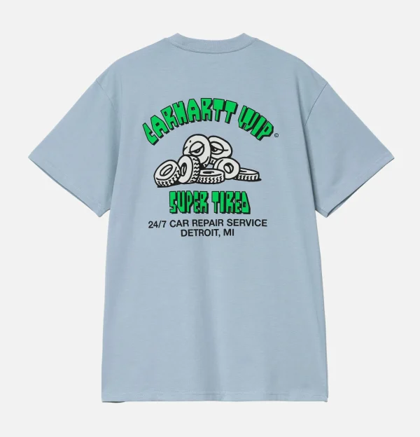 Super Tired T-shirt Dusty Ice