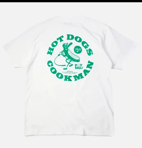 Tee Shirt Hot Dog Hitter White