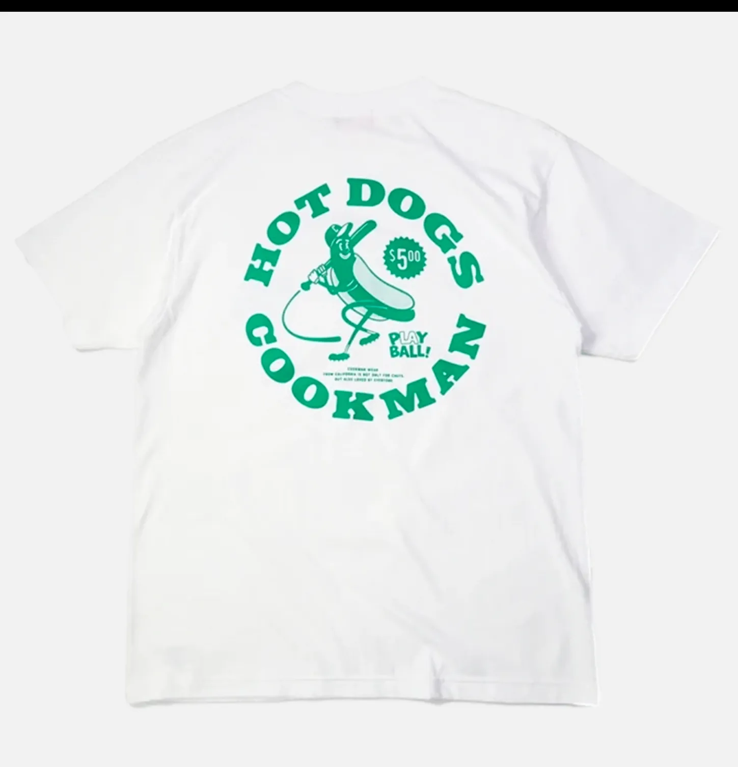 Tee Shirt Hot Dog Hitter White