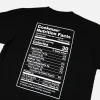 Tee Shirt Nutrition Facts Black