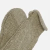Thick Pile Crew Socks Olive