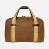 Tin Cloth Medium Duffle Bag Dark Tan