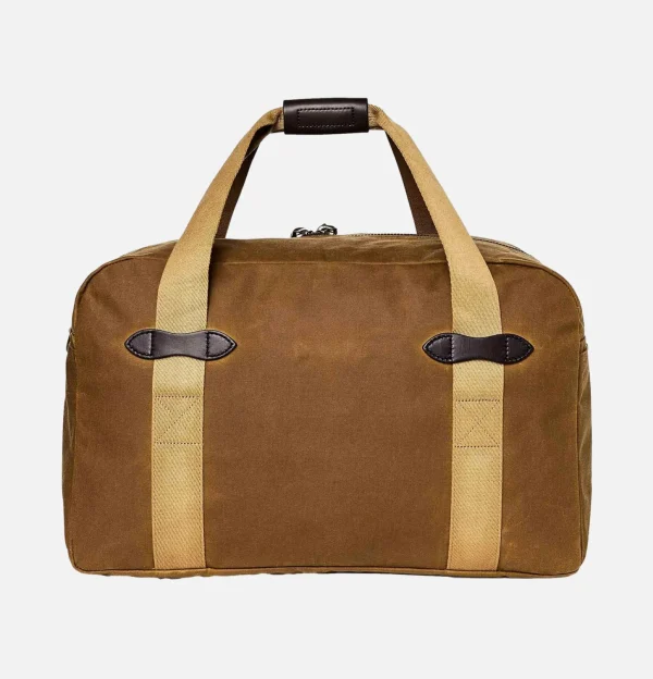 Tin Cloth Medium Duffle Bag Dark Tan