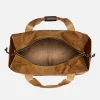 Tin Cloth Medium Duffle Bag Dark Tan