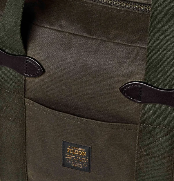 Tincloth Zipper Tote Otter