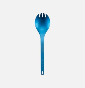 Titanium Spork Blue