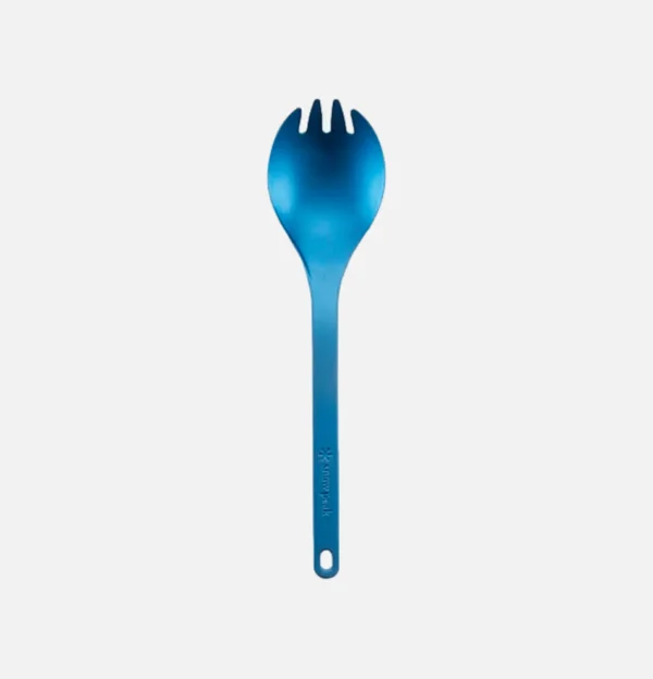 Titanium Spork Blue