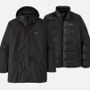 Tres 3 In 1 Parka Black