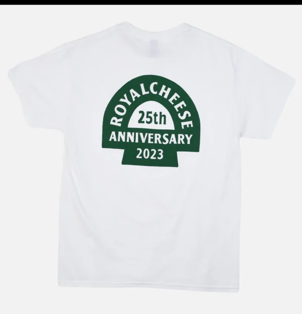 T-shirt 25ans White Green
