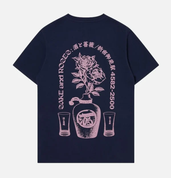 T-shirt Sake And Roses Navy