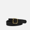 Two Tong Belt Black