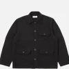 Utility Jacket Wool Noir