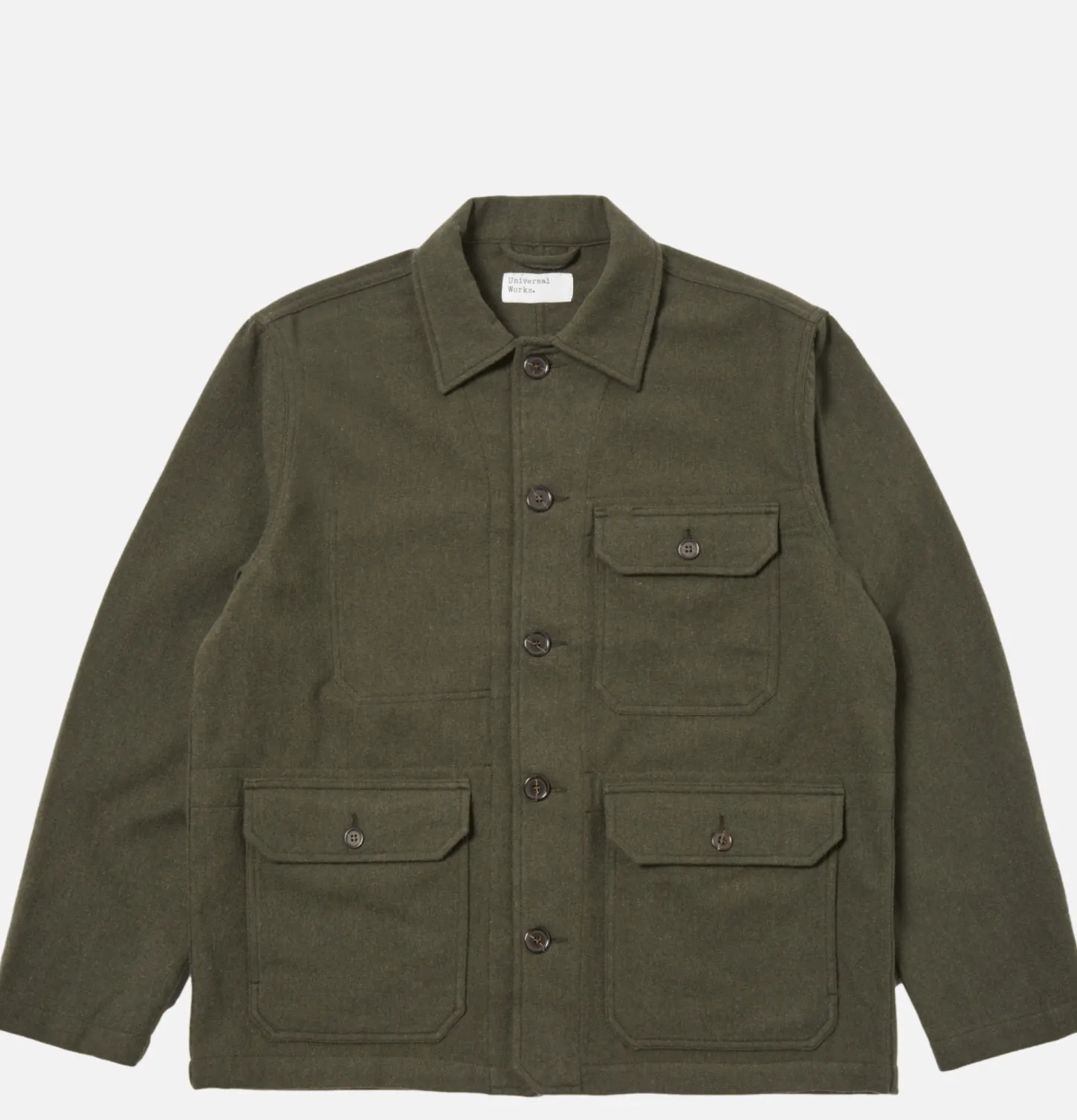 Utility Jacket Wool Olive