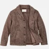 Veste Decatur Island en laine Marron