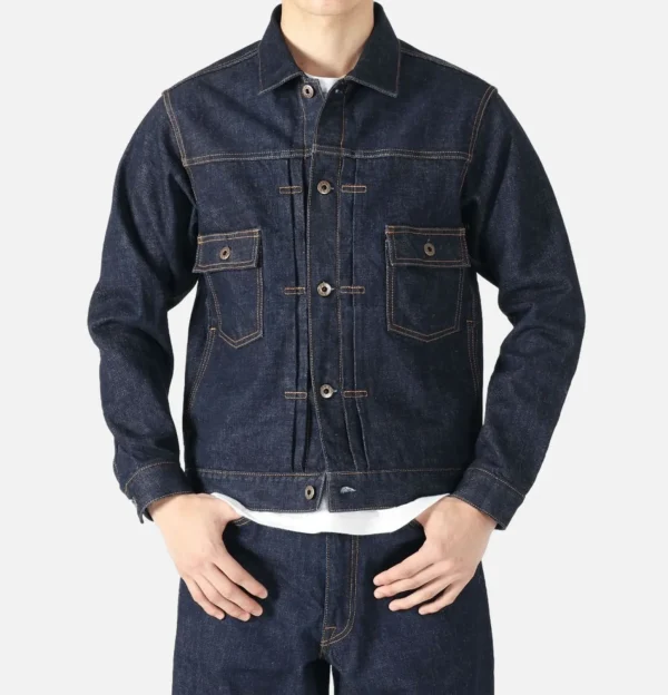 Veste en Jean Type2 14.8oz Blue