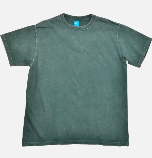 Vintage Dye Crew Tee Dark Green