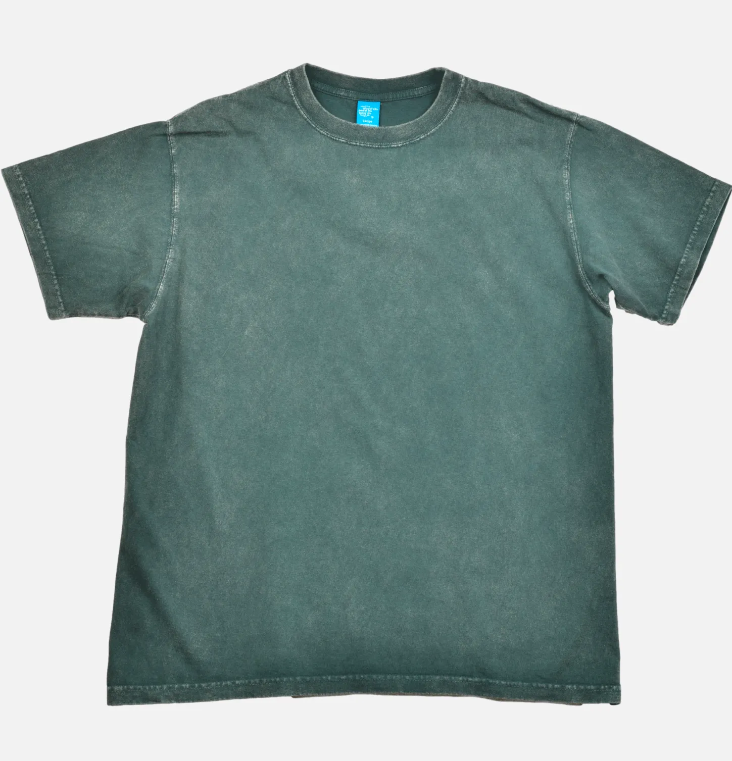 Vintage Dye Crew Tee Dark Green